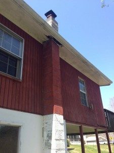 exterior home - chimney, Scott W Bartholomew Architect