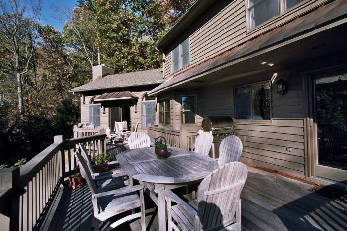 deck addtion, asheville, scott w bartholomew architecture