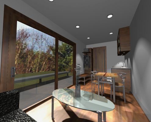 shipping container home, scott w bartholomew architect