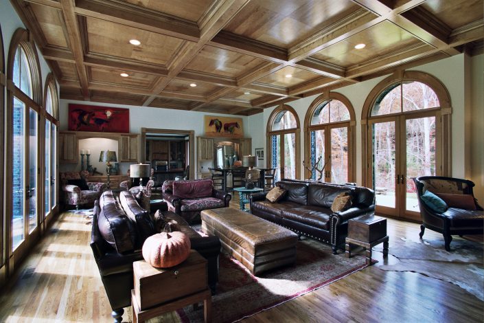 Itallainate - great room design, asheville, Scott W Bartholomew Architect