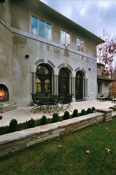 back porch Italianate style, asheville, Scott W Bartholomew Architect