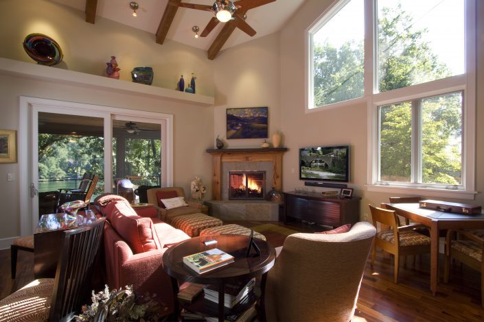 living room, Scott W Bartholomew Architect