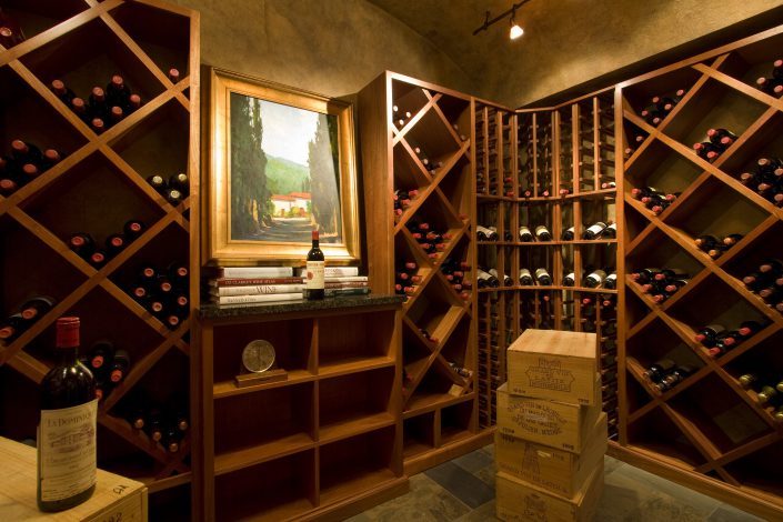 wine cellar, Scott W Bartholomew Architect