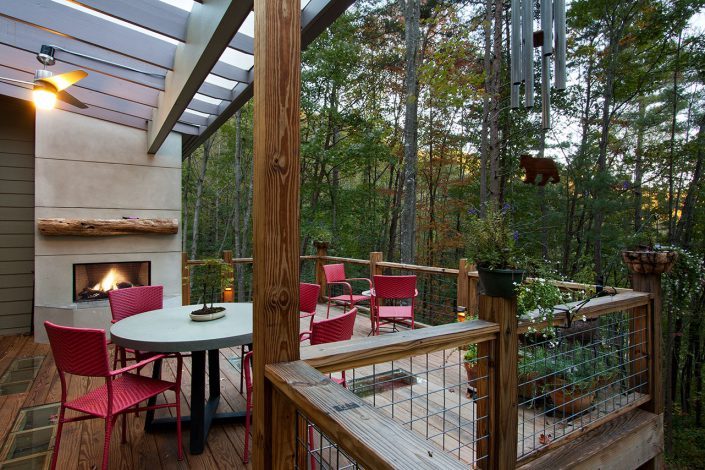 sun deck, asheville, Scott W Bartholomew Architect