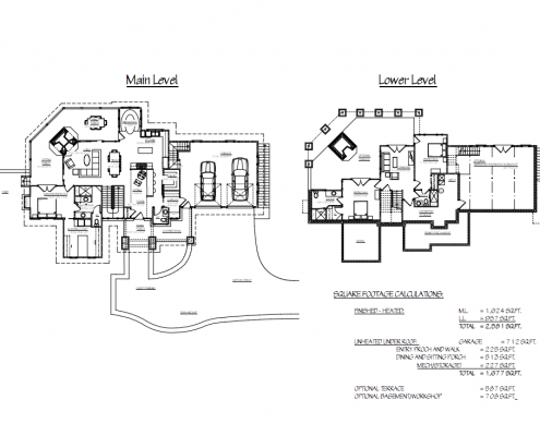 Model House Plans, Scott W Bartholomew Architect