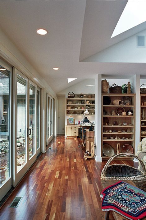 display shelves, asheville, Scott W Bartholomew Architect