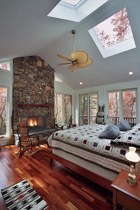 master bedroom, asheville, Scott W Bartholomew Architect