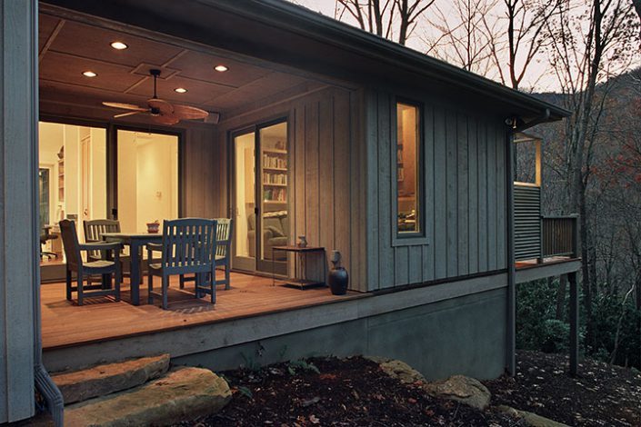 dining porch, asheville, Scott W Bartholomew Architect