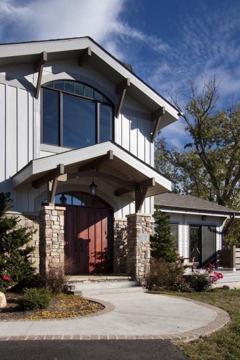 Craftsman Entry, Asheville, Scott W Bartholomew Architect