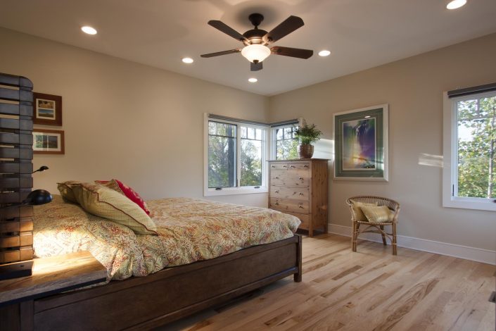 Bedroom, Asheville, Scott W Bartholomew Architect